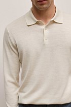 Merino Long Sleeve Polo