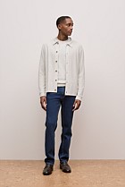 Merino Texture Knit Long Sleeve Shirt
