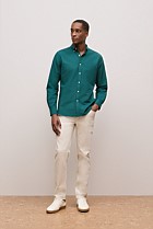 Regular Fit Monogram Oxford Shirt