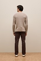 Linen Cotton Cable Crew