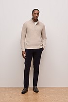 Merino Nep Half Zip Pullover