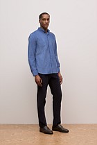 Regular Fit Cord Check Shirt