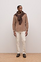 Regular Fit Cord Check Shirt