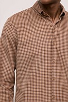 Regular Fit Cord Check Shirt
