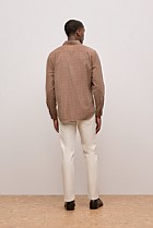 Regular Fit Cord Check Shirt