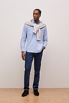 Brushed Cotton Melange Shirt