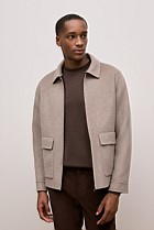 Double-Faced Zip Front Jacket
