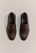 Umber Saddle Loafer