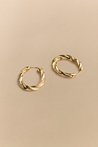 Era Twist Hoop Earrings