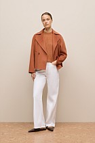 Double Faced Wool Peacoat