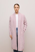 Brushed Alpaca Longline Cardigan