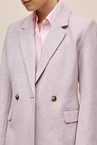 Italian Wool Blend Double Breasted Blazer