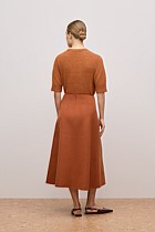 Double Faced Wool Skirt