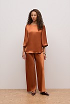 Satin Bias Cut Pant