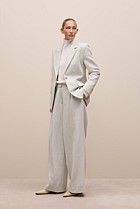 Italian Wool Blend Single Breasted Blazer