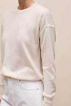 Merino Cashmere Forward Shoulder Seam Crew