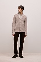 Merino Textured Shawl Cardigan