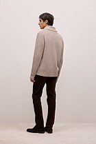 Merino Textured Shawl Cardigan