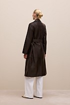 Leather Trench Coat