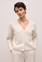 Brushed Alpaca Cardigan