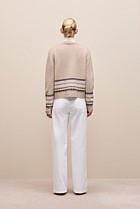 Merino Cashmere Fair Isle Cardigan