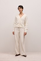 Pintucked Pull On Pant