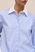 Jacquard Stripe Contrast Shirt