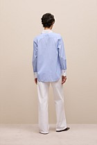 Jacquard Stripe Contrast Shirt
