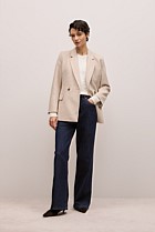 Merino Cashmere Forward Shoulder Seam Crew