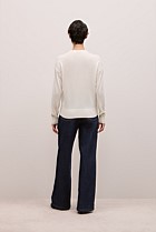 Merino Cashmere Forward Shoulder Seam Crew