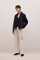 Double Faced Wool Peacoat