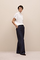 Pintucked Pull On Pant