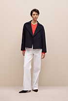 Merino Cashmere Forward Shoulder Seam Crew