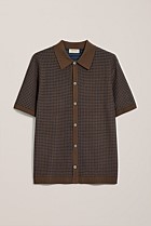 Jacquard Geo Knit Shirt
