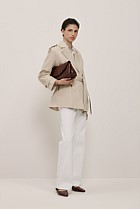Short Belted Trench Coat