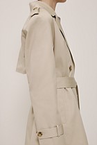 Short Belted Trench Coat