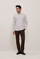 Regular Fit Wide Stripe Oxford Shirt