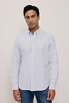 Regular Fit Wide Stripe Oxford Shirt