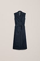 Denim Sleeveless Trench Dress