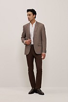 Linen Cotton Textured Blazer