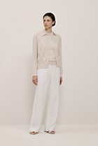 Cotton Cashmere Mock Neck Tank