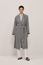 Gingham Lightweight Trench Coat