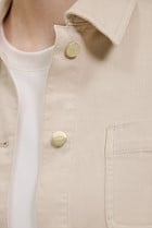 Garment Dyed Denim Pocket Detail Jacket