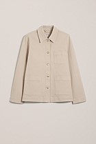Garment Dyed Denim Pocket Detail Jacket