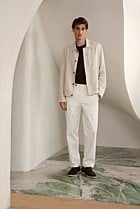 Linen Harrington Jacket