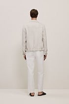 Linen Harrington Jacket