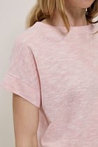 Linen Cotton Relaxed Knit T-shirt