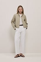 Funnel Neck Bomber Jacket