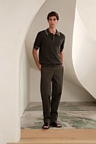 Cotton Twill Tailored Pant