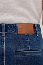 Denim High Rise Tailored Pant